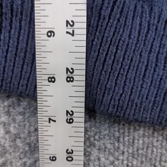 Goodfellow & Co. Men's Full Zip Knit Sweater Blue XL Fair Isle Cotton Blend - Picture 11 of 12